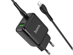 Зарядное устройство Hoco N5 Favor USB/USB Type-C + Cable USB Type-C - USB Type-C Black 6931474738936