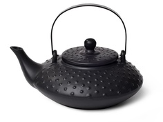 Заварочный чайник Fissman 750ml с ситечком Black 6051