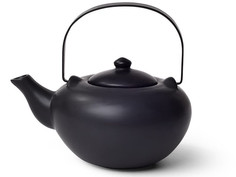 Заварочный чайник Fissman 700ml с ситечком Black 6053