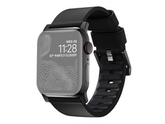 Аксессуар Ремешок Nomad для APPLE Watch 44/42mm Active Strap Pro Leather Black NM1A41BNW0