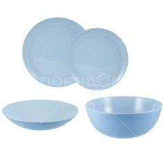 Сервиз столовый из стекла, 19 предметов, Diwali Blue P2961 Luminarc