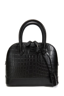 Черная кожаная сумка Ville Rivet Small Balenciaga