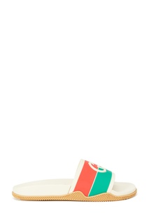 Разноцветные пантолеты с логотипом Gucci