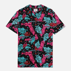 Мужская рубашка Tommy Jeans Miami Tropical Print, цвет чёрный