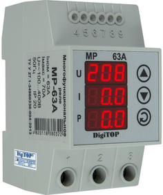 Реле напряжения Digitop МР-63A