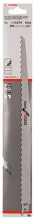 Полотно для сабельной пилы Bosch 300 мм, TPI 3, HCS, 5 шт (2.608.650.679)