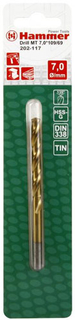 Сверло по металлу Hammer Flex DR MT 7.0 мм*109/69 мм (202-117)