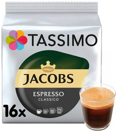Кофе в капсулах Tassimo Jacobs Espresso Classico, 5х16 шт