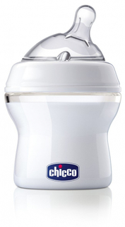 Бутылочка для кормления Chicco Natural Feeling, 0 м+, 150 мл, белая (00080711000050)