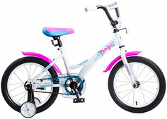 Велосипед детский Navigator Bingo, колеса 16'', стальная рама, белый/розовый (ВН16151)