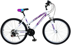 Велосипед 1toy TopGear Style, колеса 26'', рама 16'', фиолетовый/белый (ВН26433)