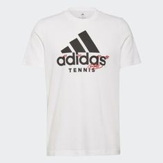 Футболка для тенниса Graphic Logo adidas Performance