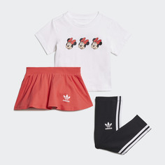 Комплект: футболка и юбка Disney Mickey and Friends adidas Originals