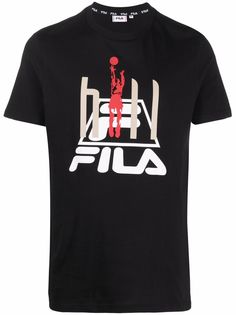 Fila футболка с принтом