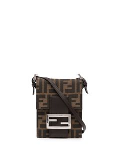 Fendi Pre-Owned мини-сумка на плечо с узором Zucca