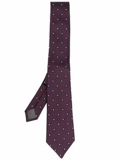 Brunello Cucinelli галстук с вышитым узором