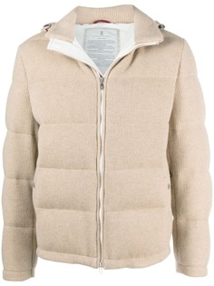 Brunello Cucinelli кашемировый пуховик