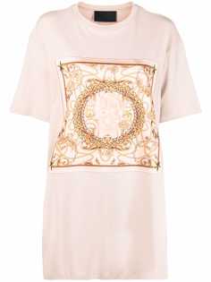 Philipp Plein платье-футболка с принтом New Baroque