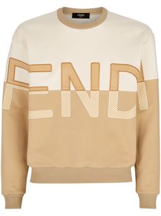 Fendi толстовка с вышитым логотипом