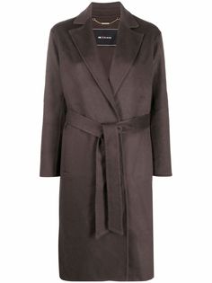 Kiton кашемировое пальто с поясом