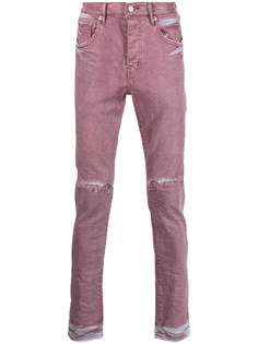 Purple Brand узкие джинсы с прорезями