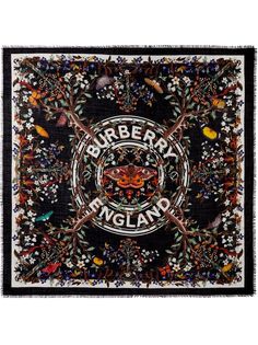 Burberry платок с принтом