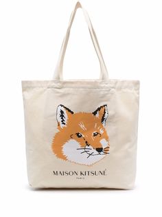 Maison Kitsuné сумка-тоут с принтом