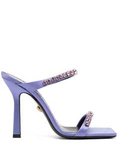 Versace мюли со стразами
