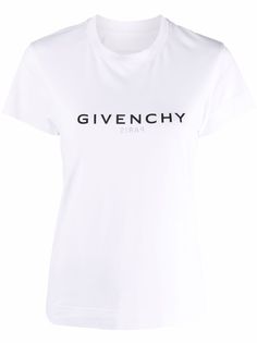 Givenchy футболка узкого кроя с логотипом