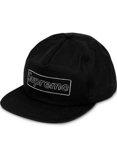 Supreme пятипанельная кепка с логотипом из коллаборации с Kaws