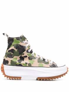 Converse кеды Run Star Hike с камуфляжным принтом