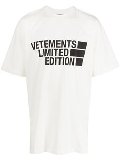 VETEMENTS футболка оверсайз Limited Edition