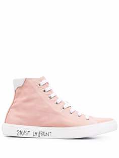 Saint Laurent кеды на шнуровке