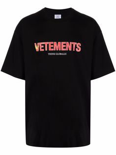 VETEMENTS футболка с логотипом