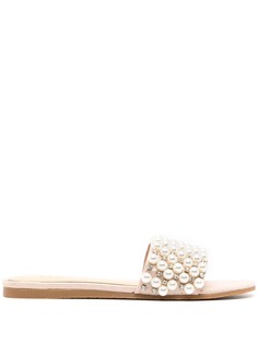 Badgley Mischka шлепанцы Orion с искусственным жемчугом