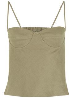 PIU BRAND топ с вырезом в форме сердца