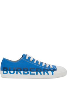 Burberry кеды с логотипом