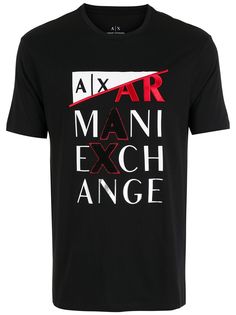 Armani Exchange футболка с логотипом