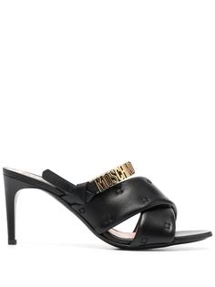 Moschino мюли с логотипом