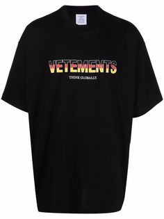 VETEMENTS футболка с логотипом