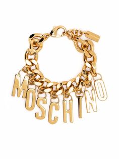 Moschino браслет с логотипом