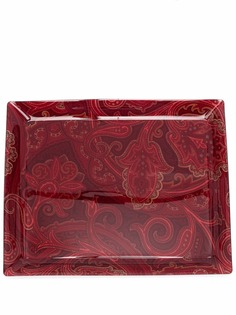 ETRO HOME поднос с узором пейсли