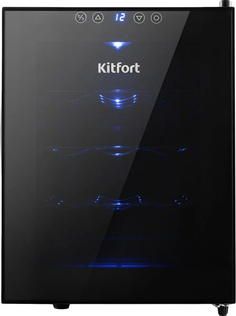 Винный шкаф Kitfort КТ-2408 (черный)