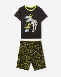 Пижама с динозаврами для мальчика Gloria Jeans