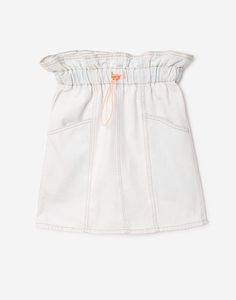 Джинсовая юбка Paperbag для девочки Gloria Jeans