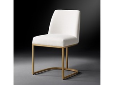 Стул emery curved-back burnished (idealbeds) белый 46x81x56 см.