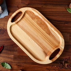 Блюдо-доска для подачи и нарезки Доброе дерево