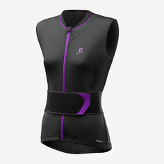 Защита спины Salomon 19-20 Second Skin Flexcell Sl Women Black/Purple - L