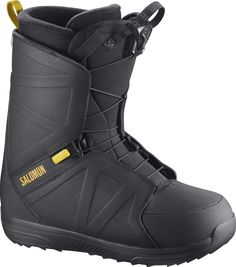 Ботинки сноубордические Salomon 19-20 Faction Rtl Black/Black/Yellow - 43,0 EUR