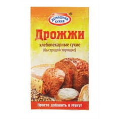 Дрожжи хлебопекарные Домашняя кухня быстродействующие сухие, 12 г